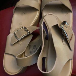 Brash, beige sandals